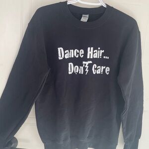 Small Black Graphic Womens Sweater